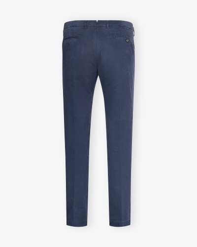 Berwich - Trouser cotton stretch - Navy