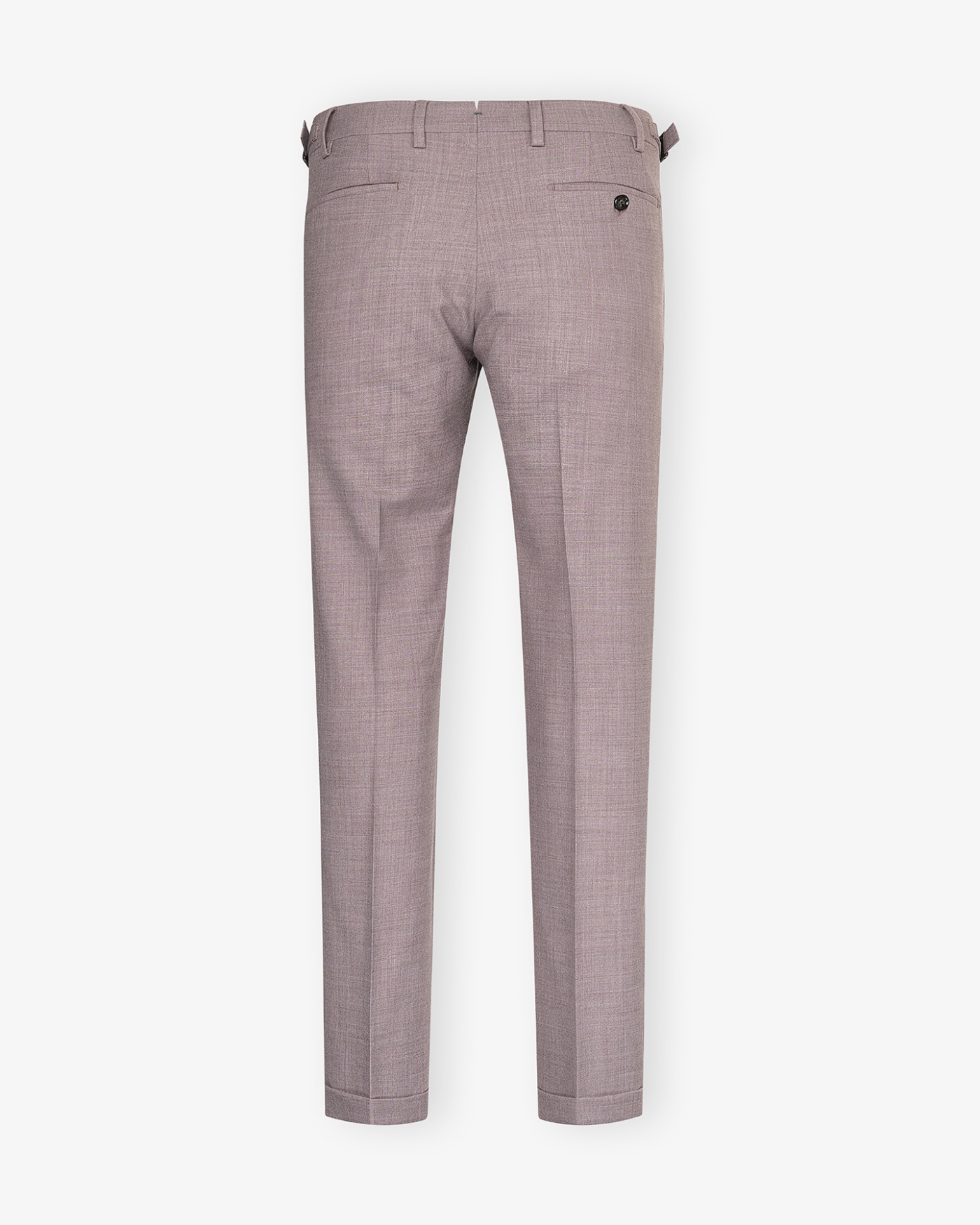 Berwich - Trousers retrolong tech wool - Greige