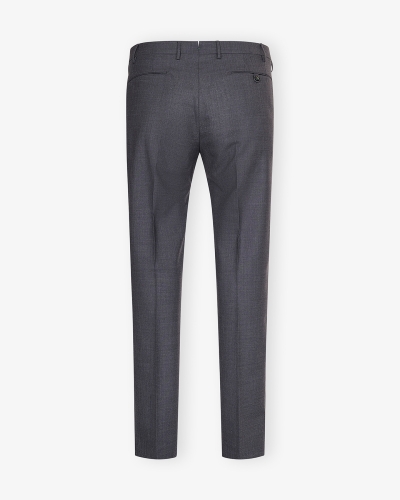 Berwich - Trousers tech wool - Dark grey