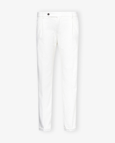 Berwich - Trousers corduroy - Cream white