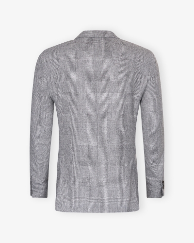 Lardini - Check jacket wool alpaca - Grey
