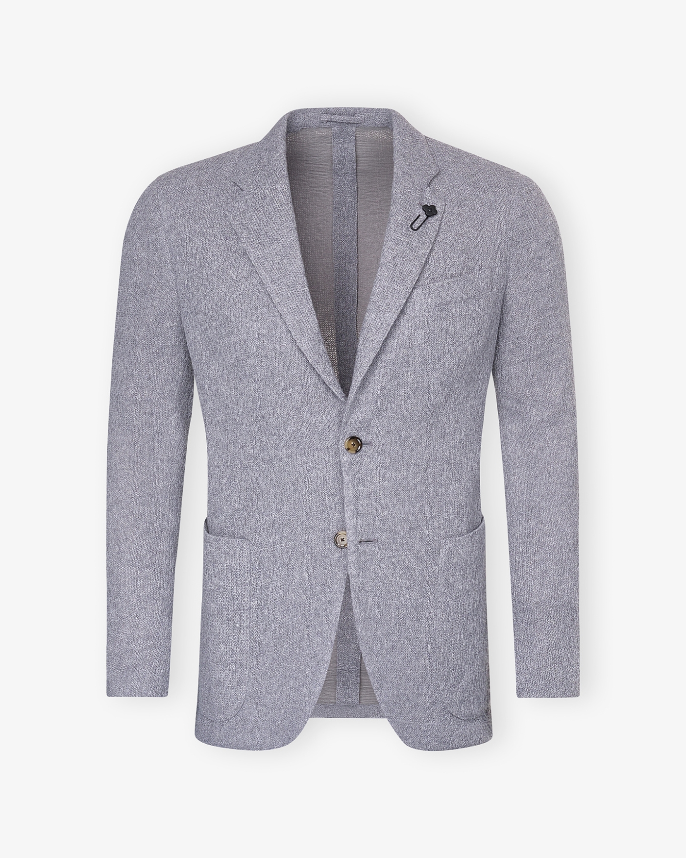 Lardini - Knit jacket wool cashmere - Grey