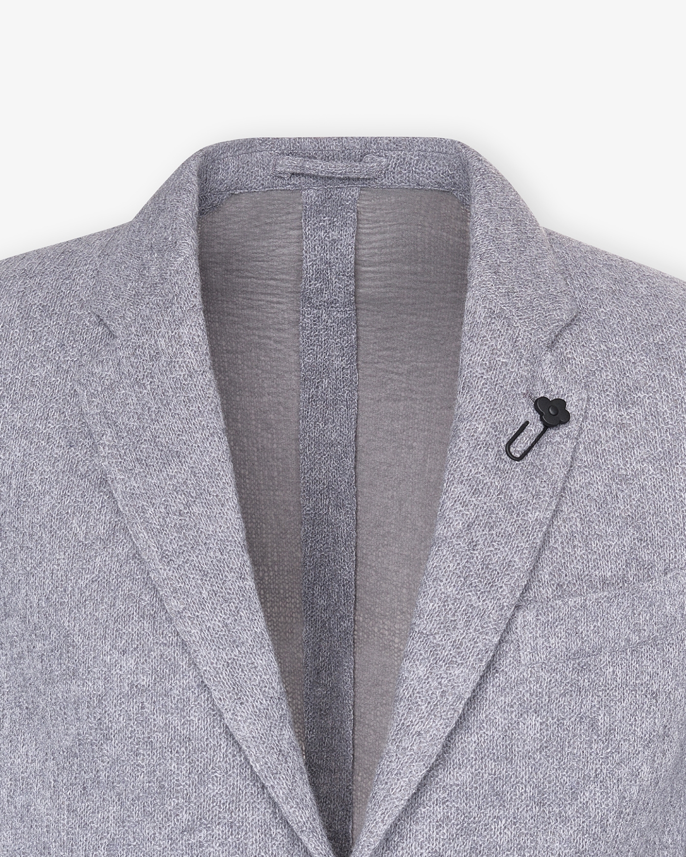 Lardini - Knit jacket wool cashmere - Grey