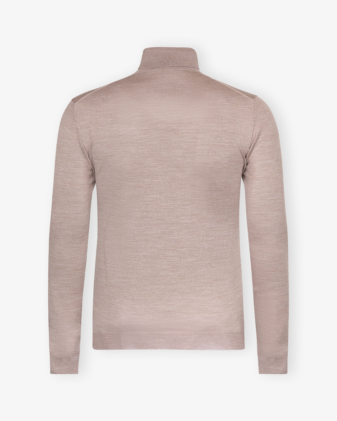 Fedeli - Turtleneck super 140 merino wool - Taupe