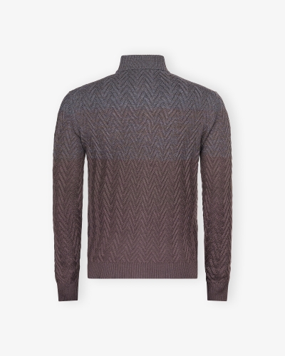 Corneliani - Full zip - Virgin wool - Green Brown