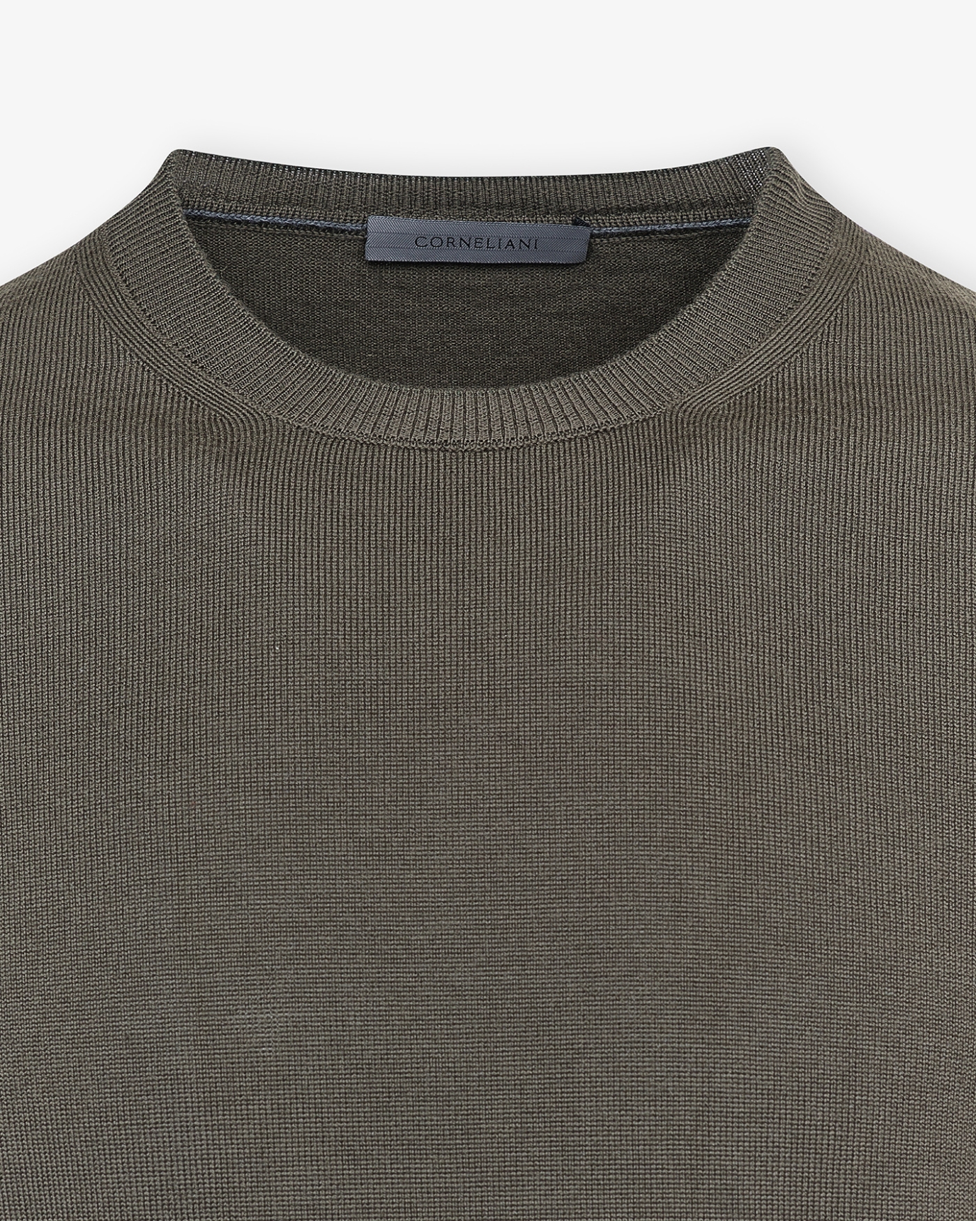Corneliani - Round neck - Virgin wool - Green