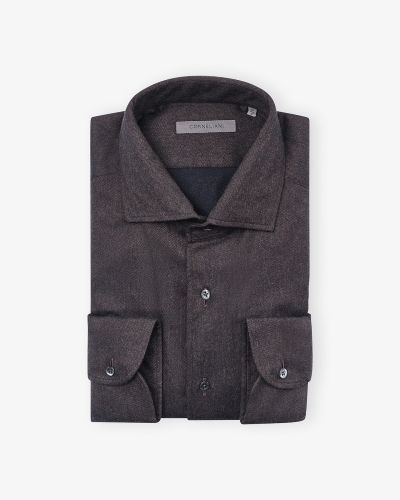 Corneliani - Shirt flannel - Brown
