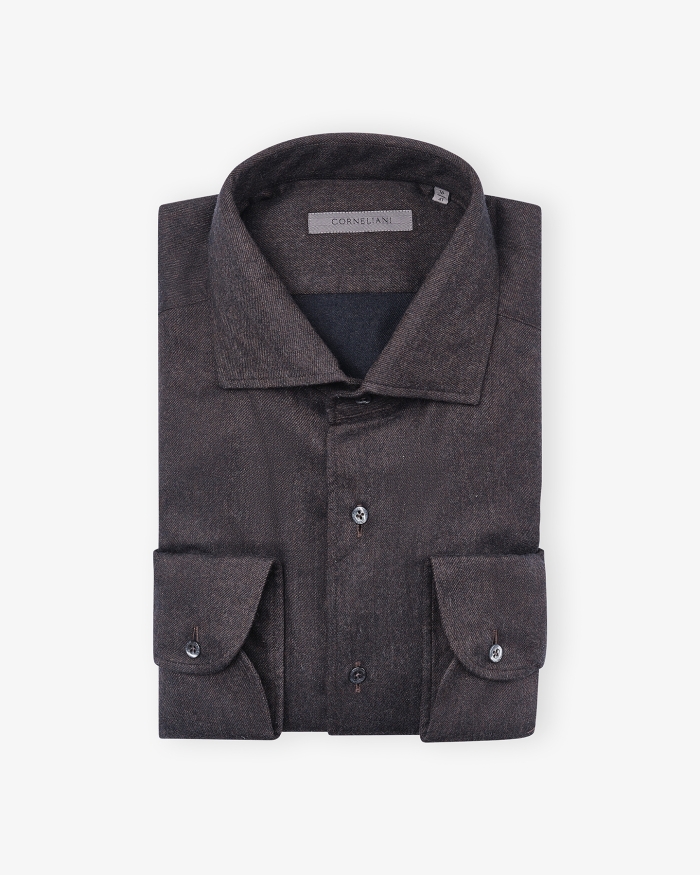 CORNELIANI Corneliani - Shirt flannel - Brown
