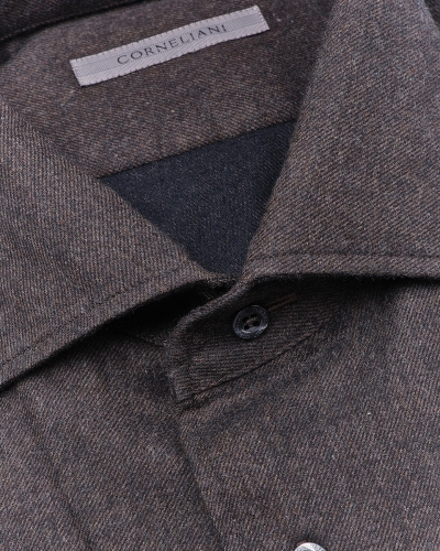 Corneliani - Shirt flannel - Brown