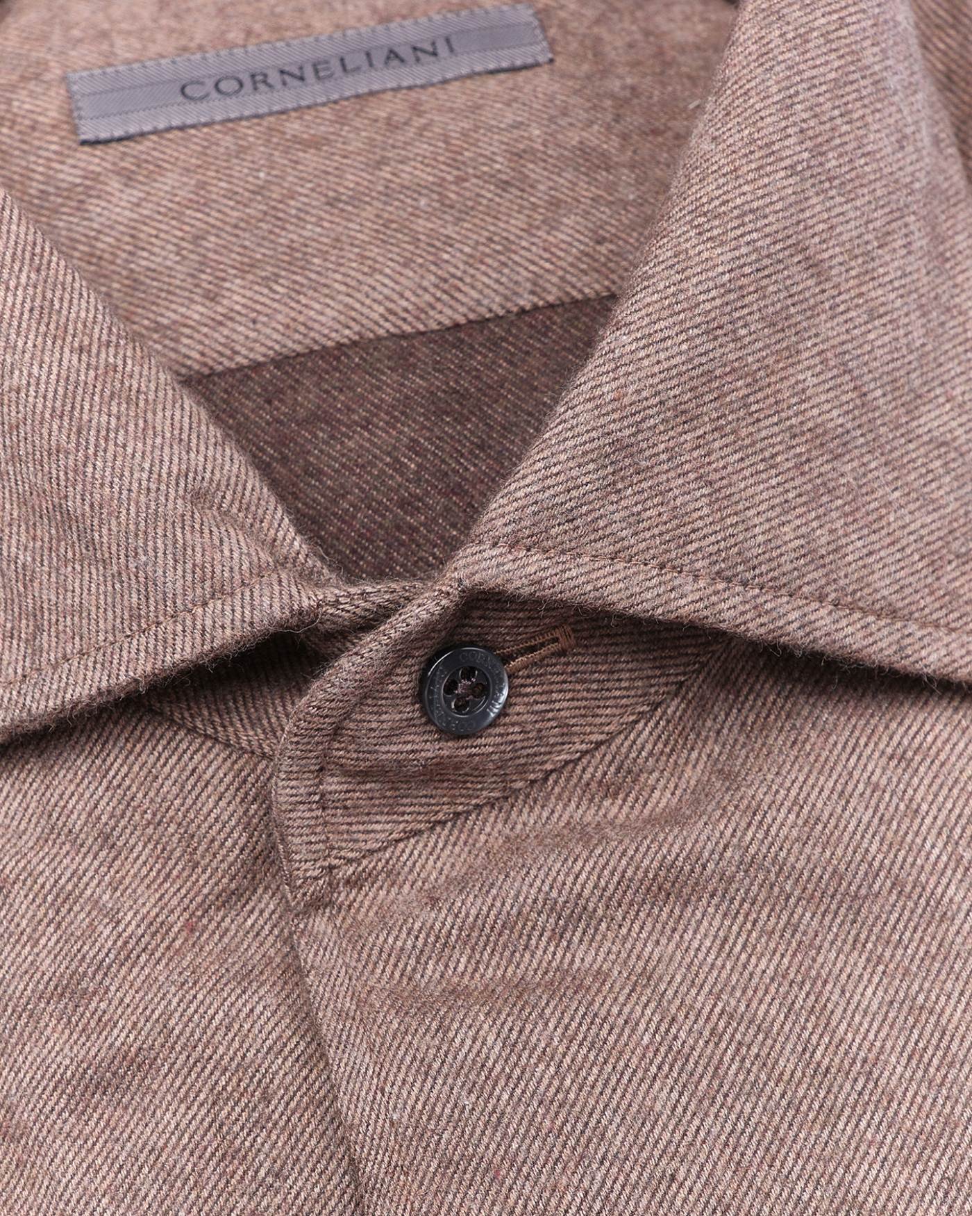 Corneliani - Shirt flannel - Greige