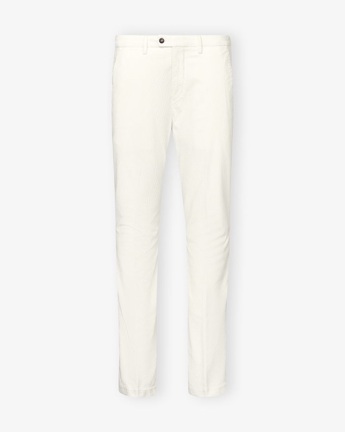 CORNELIANI Corneliani - Trousers corduroy - Cream white