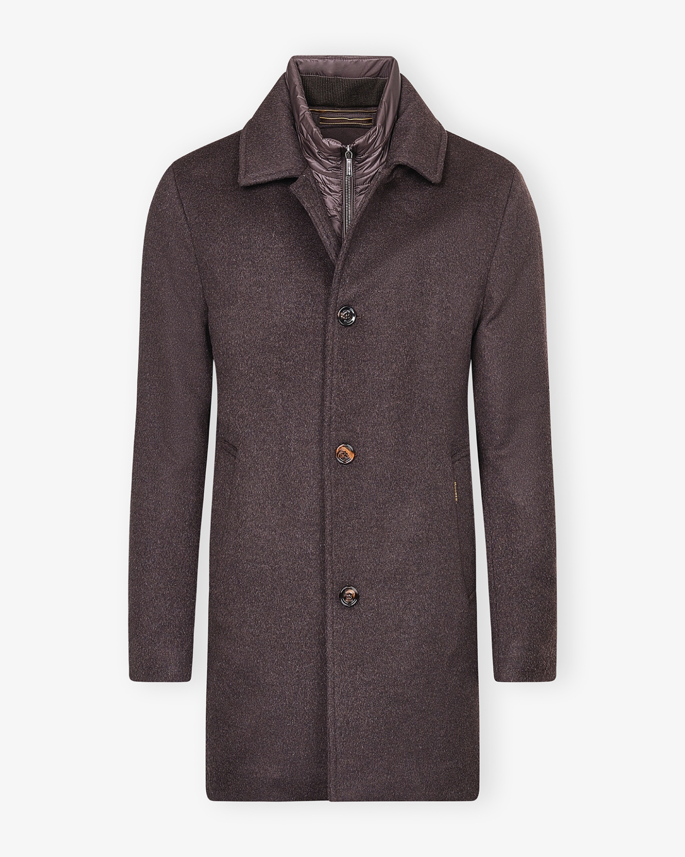 MooRER - Overcoat wool and cashmere - Brown
