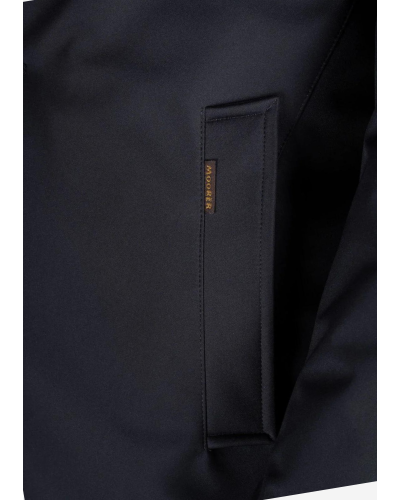 MooRER - Padded overcoat with goose down - Navy