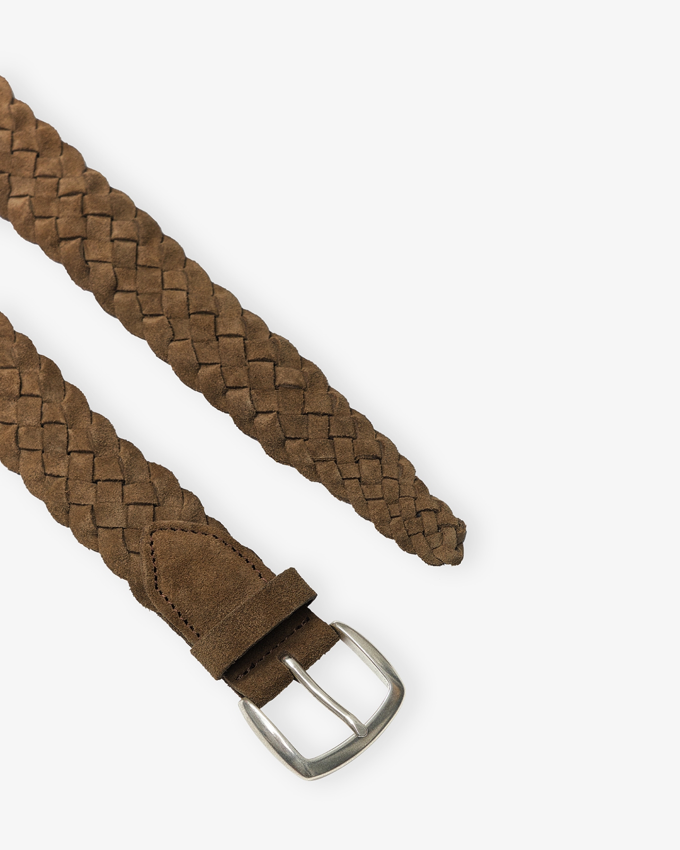 D'Amico - Belt Braided calf leather - Green