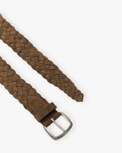 D'Amico - Belt Braided calf leather - Green