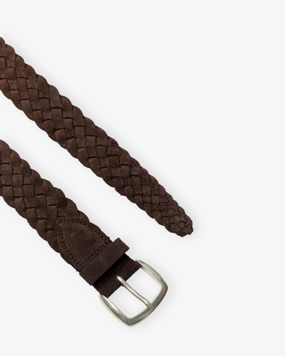 D'Amico - Belt Braided calf leather - Brown