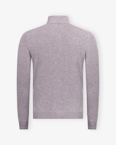 LHDA - Vest virgin wool with zipper and buttons - Greige