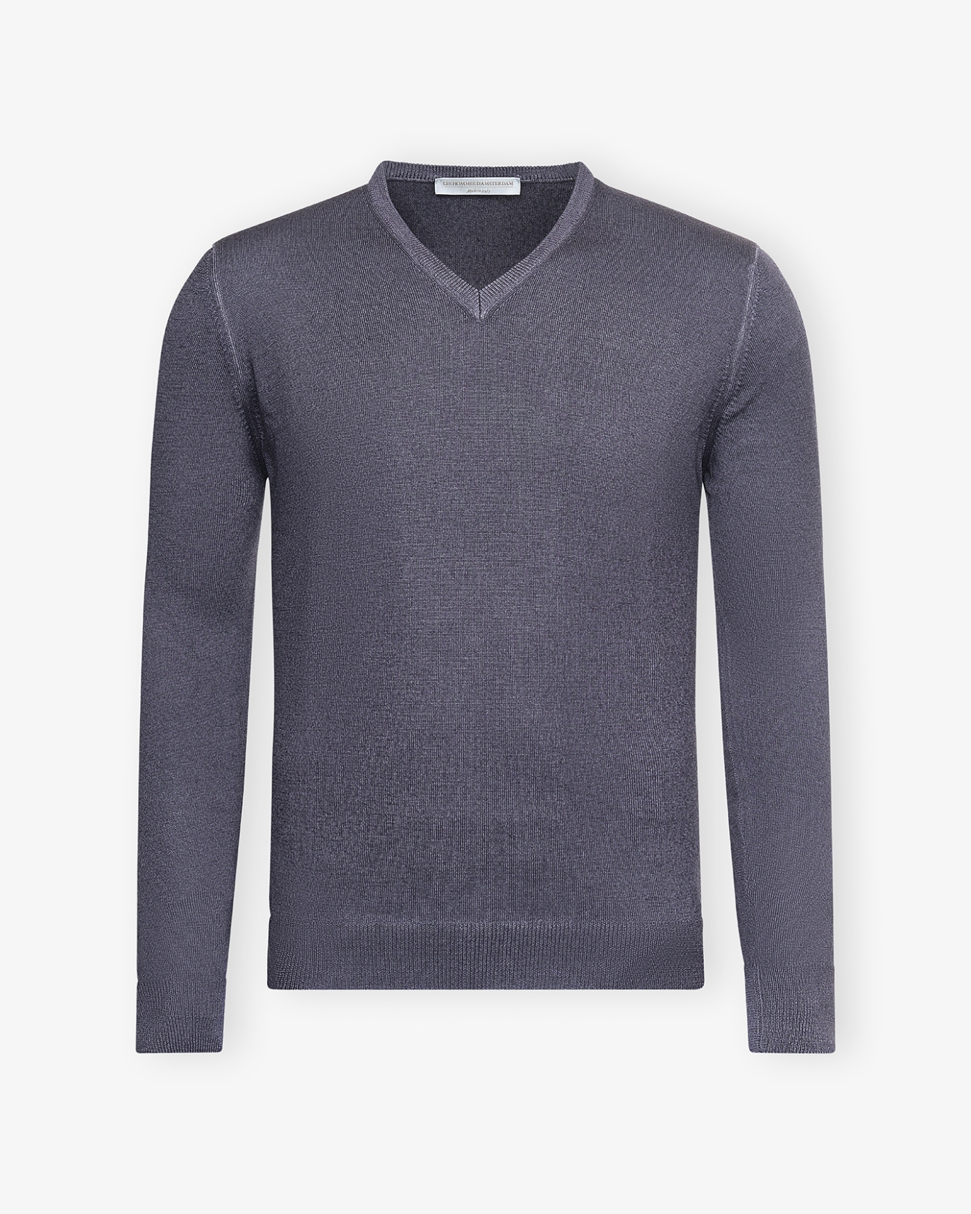 LHDA - V-neck virgin wool - Washed grey