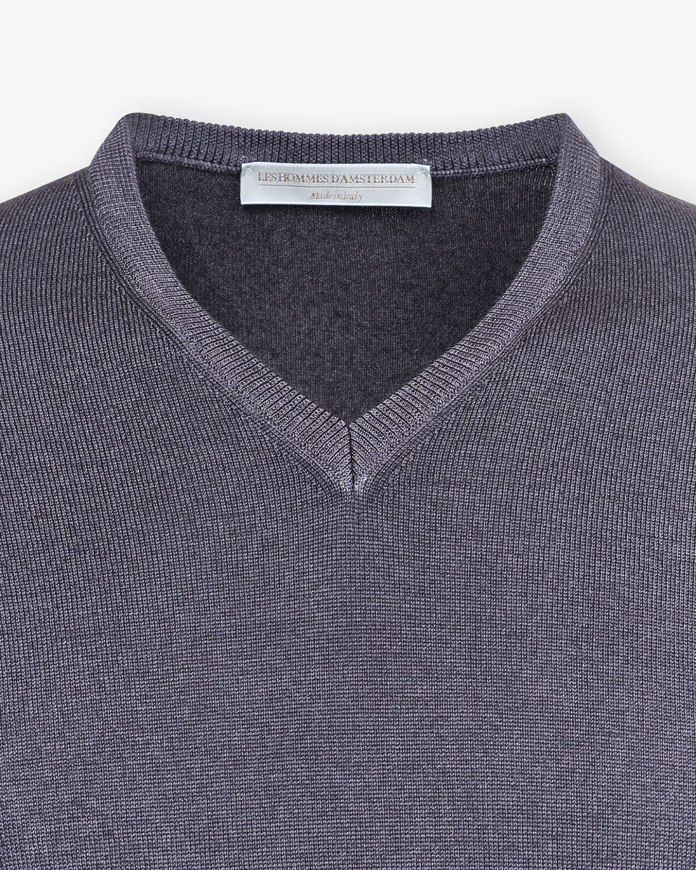 LHDA - V-neck virgin wool - Washed grey