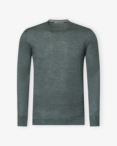 LHDA - Round neck wool and silk - Grey