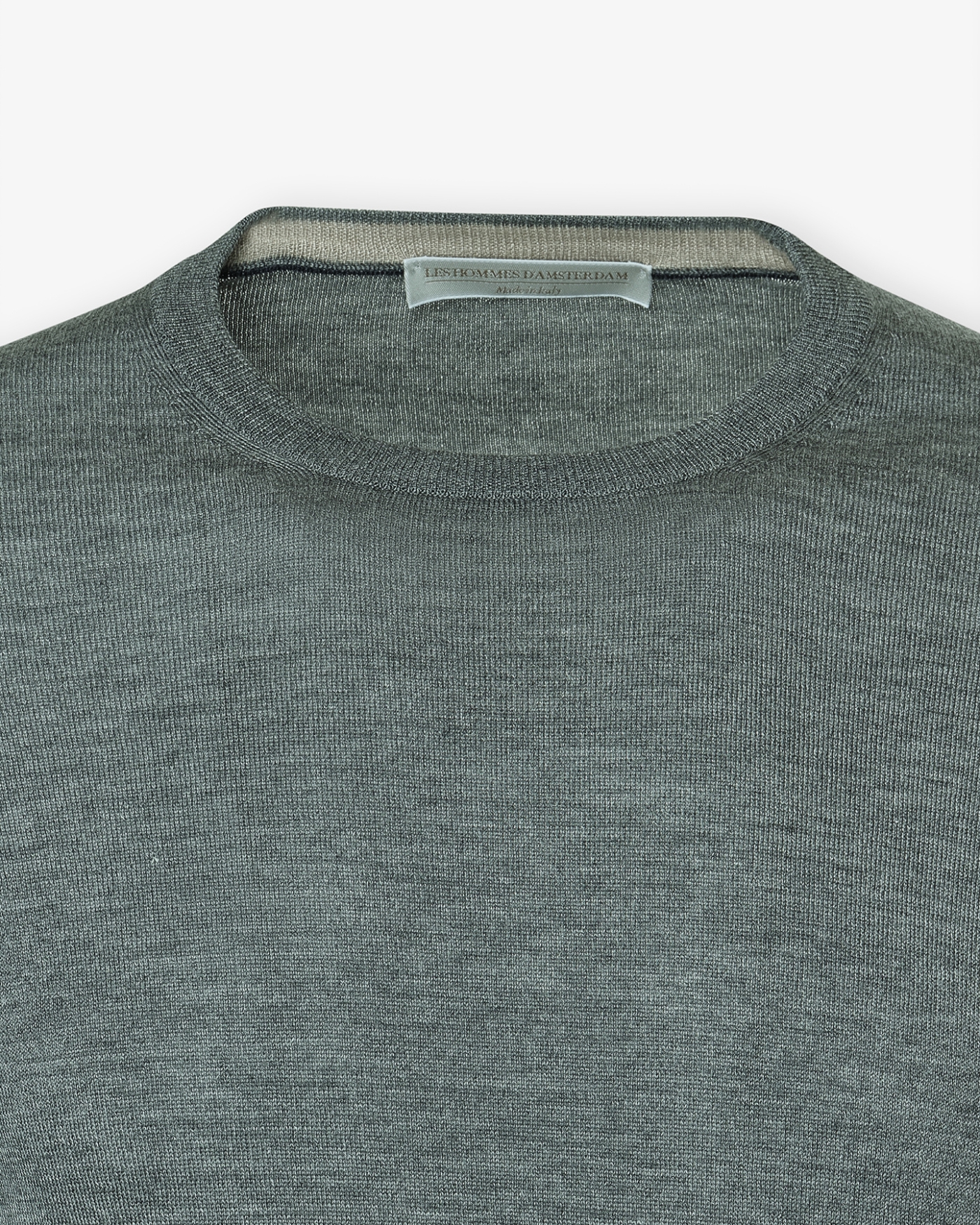 LHDA - Round neck wool and silk - Grey