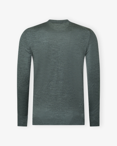 LHDA - Round neck wool and silk - Grey