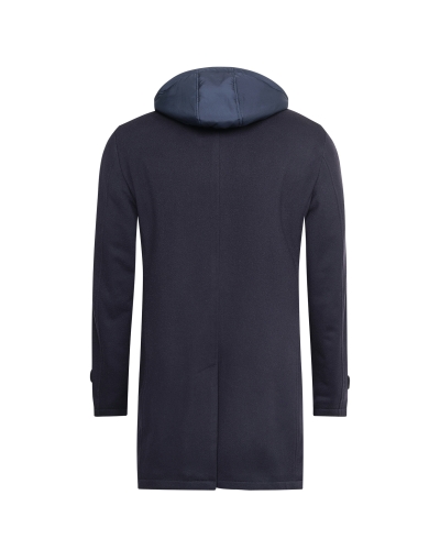 Corneliani - Coat virgin wool - Detachable layer - Navy