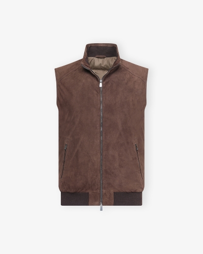 Corneliani - Gilet lambskin - Brown
