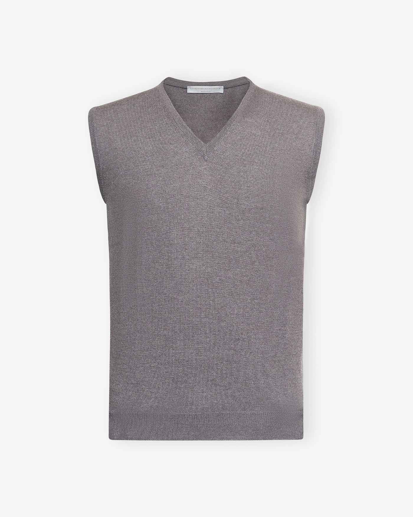 LHDA - Sleeveless vest virgin wool - Greige