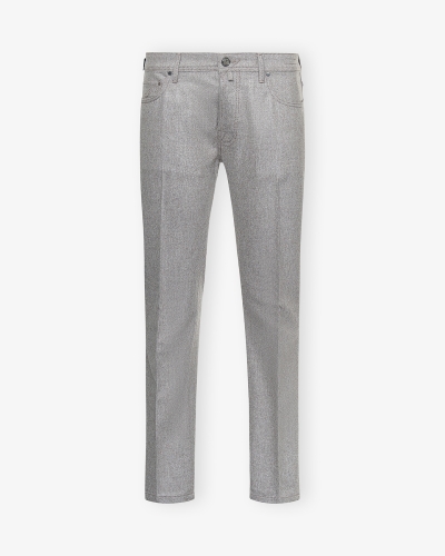 Jacob Cohën - Trousers Bard flannel - Greige