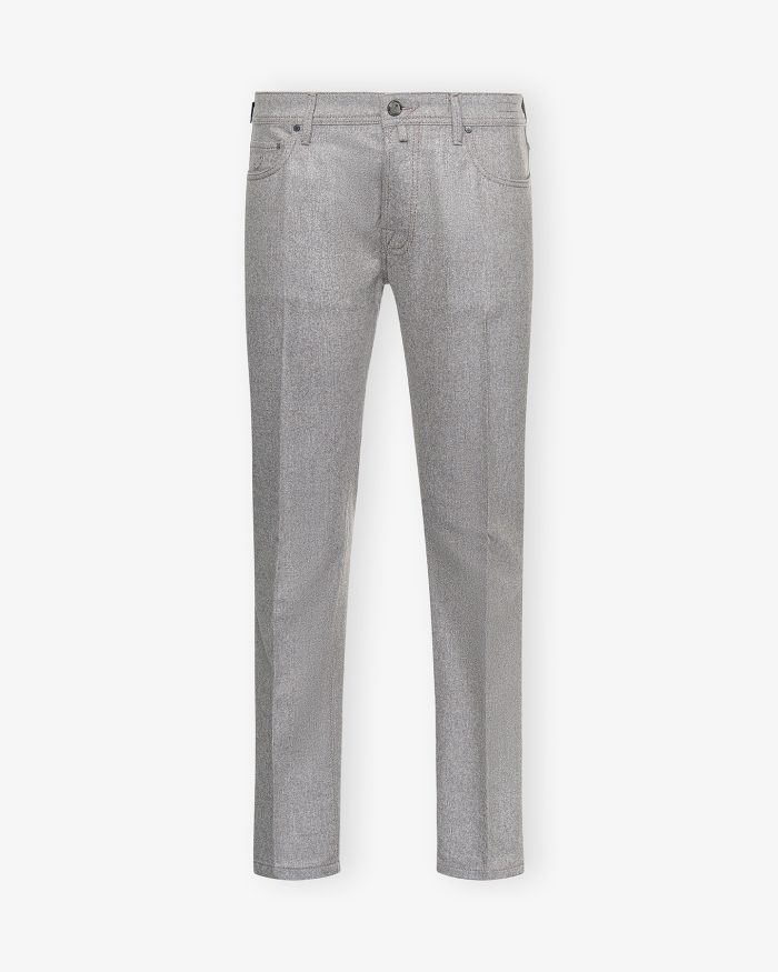 JACOB COHËN Jacob Cohën - Trousers Bard flannel - Greige