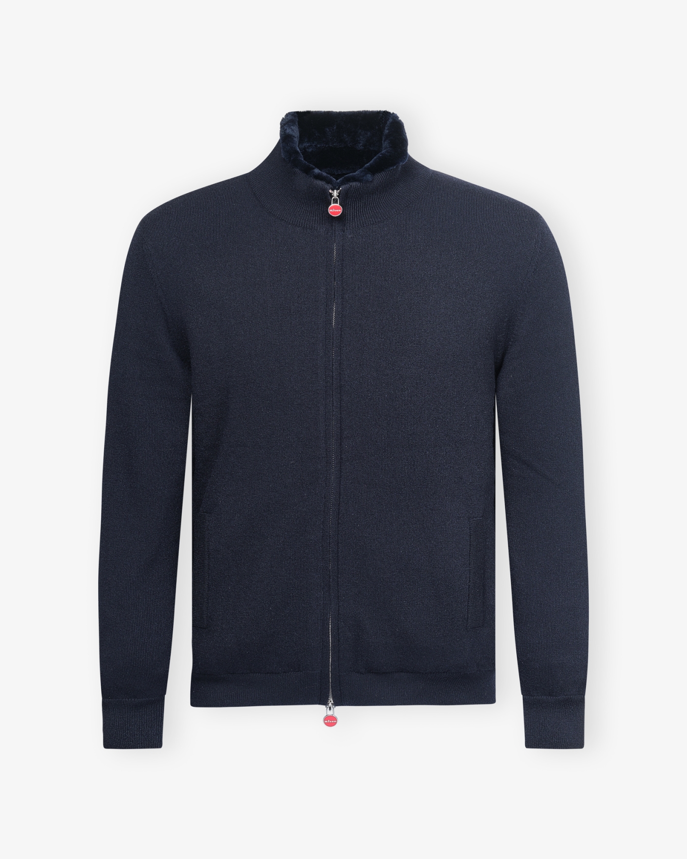 Kiton - Blouson shearling - Full cashmere - Navy