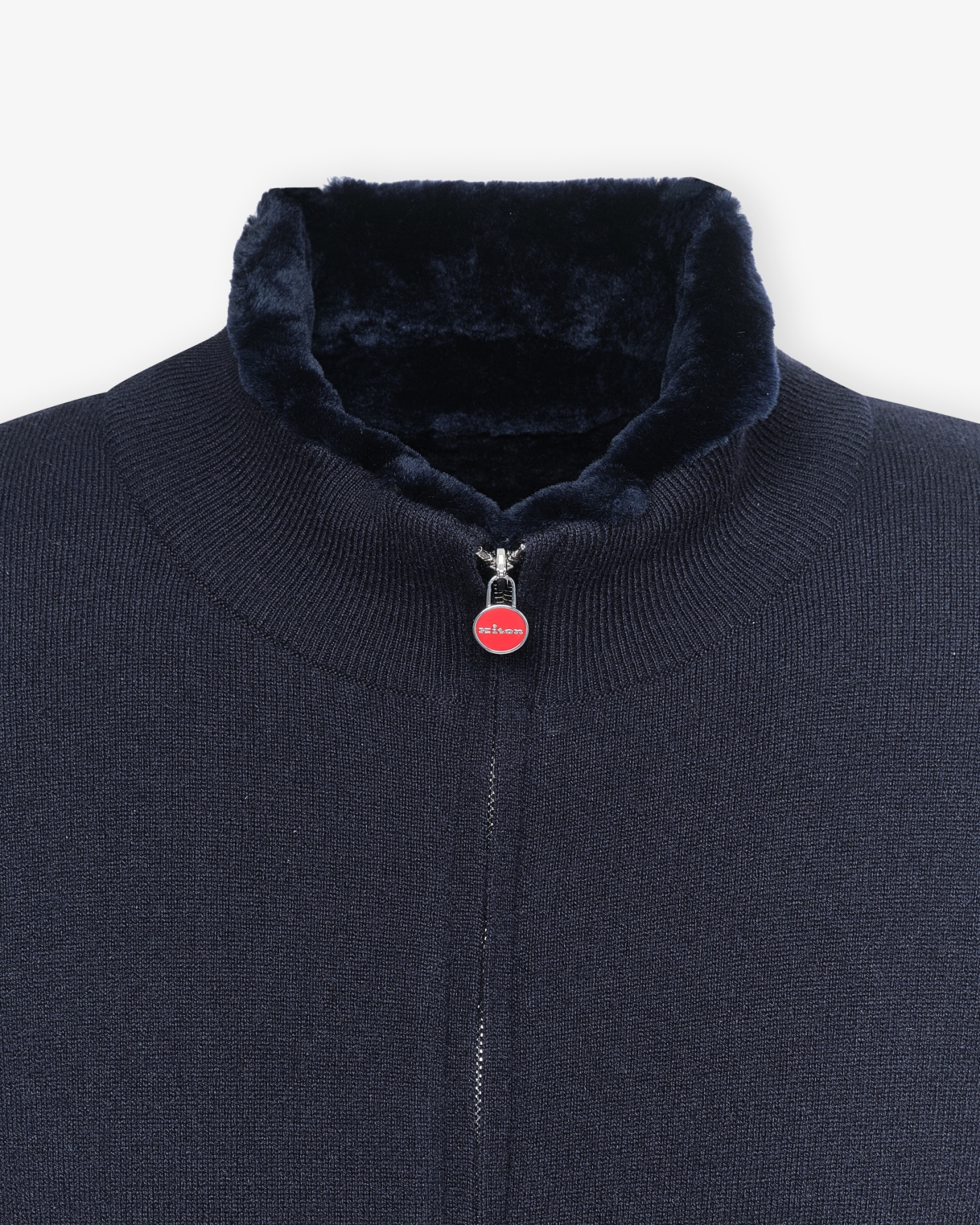Kiton - Blouson shearling - Full cashmere - Navy