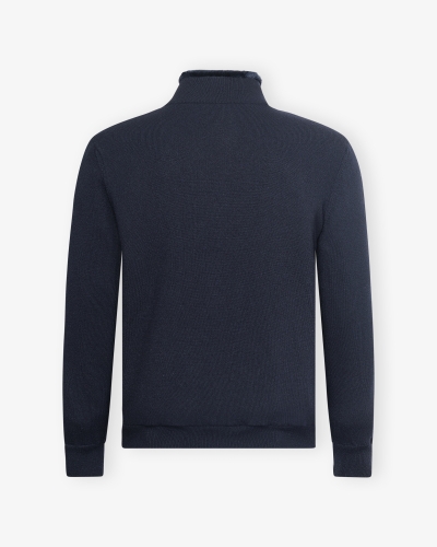 Kiton - Blouson shearling - Full cashmere - Navy
