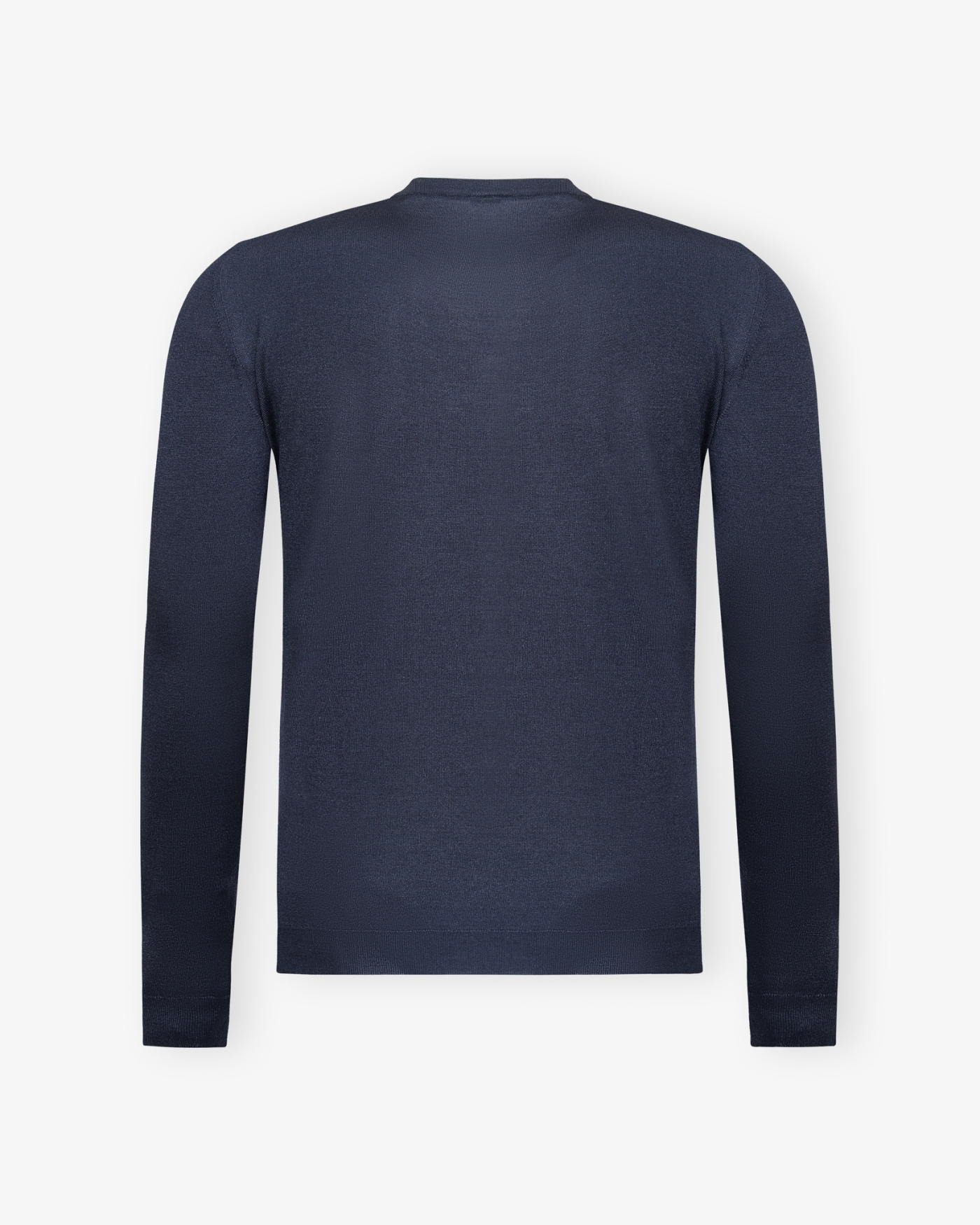 Kiton - Jersey round neck - Cashmere silk - Navy