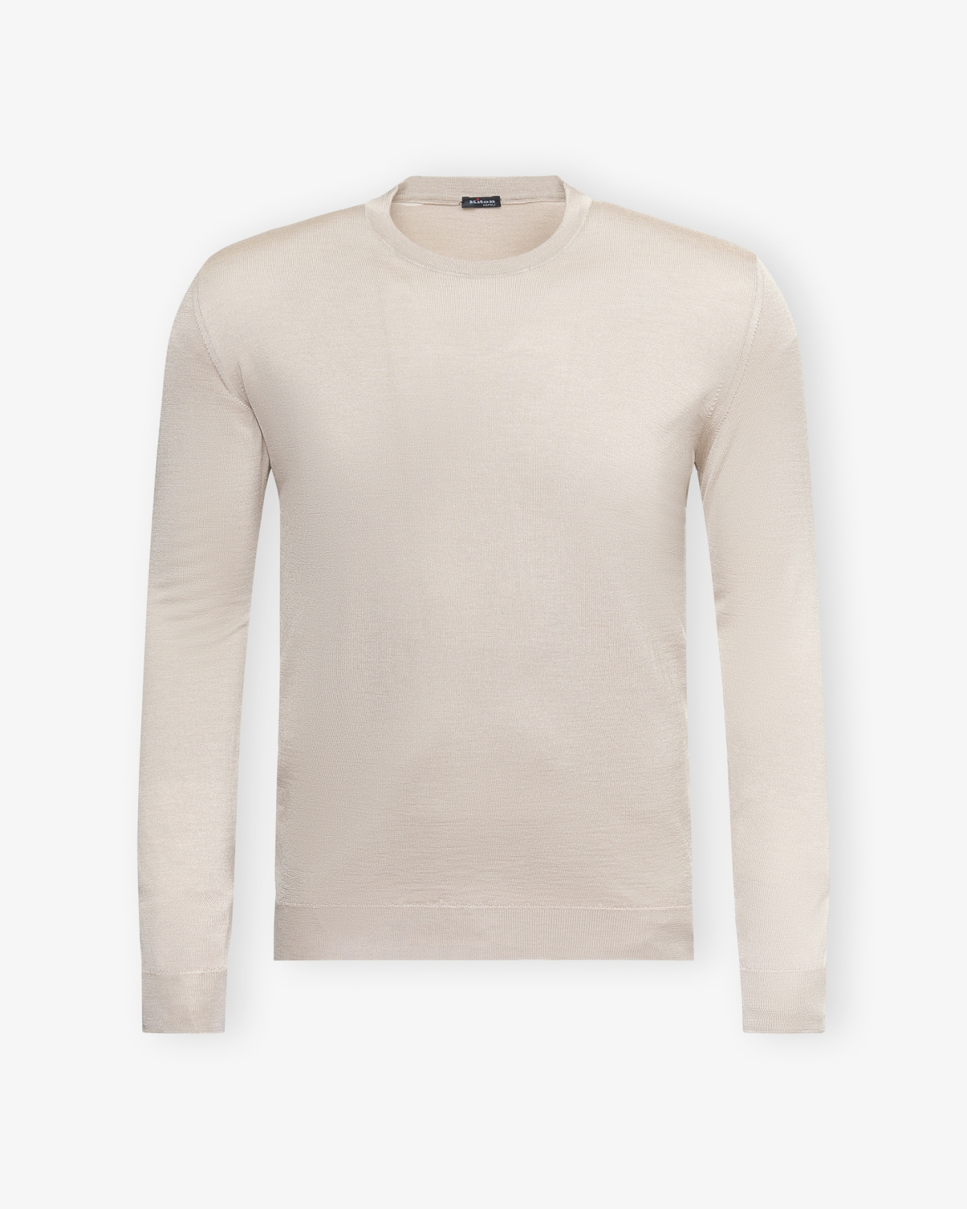 Kiton - Jersey round neck - Cashmere silk - Rope