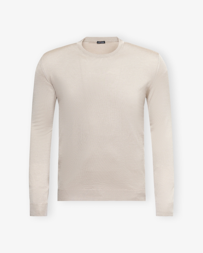 KITON Kiton - Jersey round neck - Cashmere silk - Rope