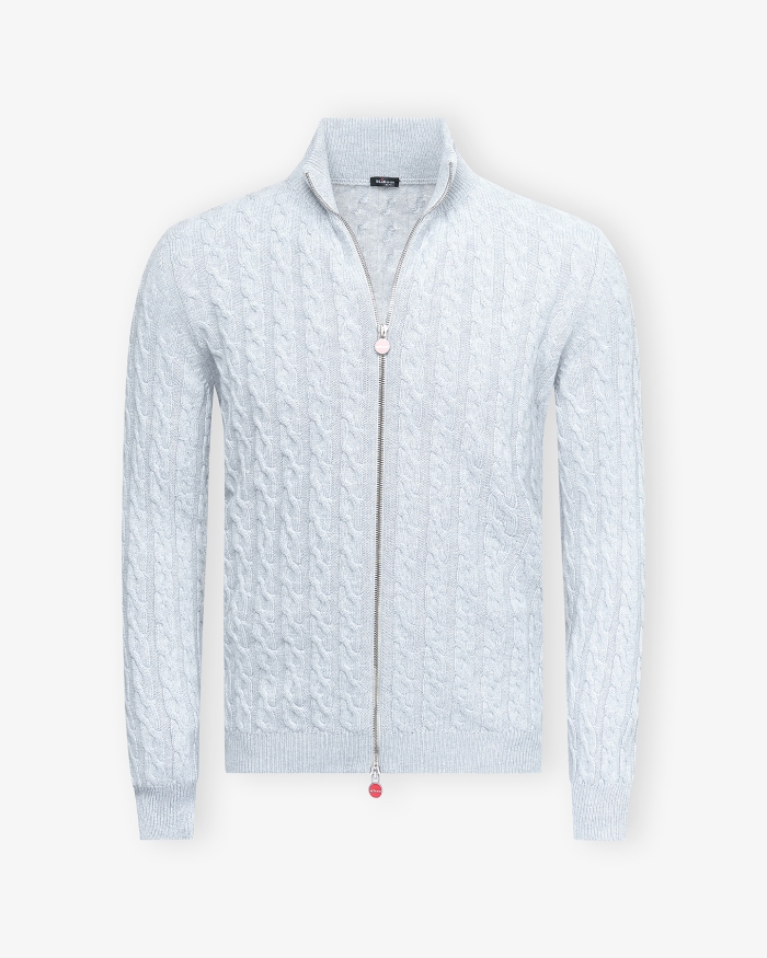 KITON Kiton - Vest full zip - Cashmere - Grey 153684340