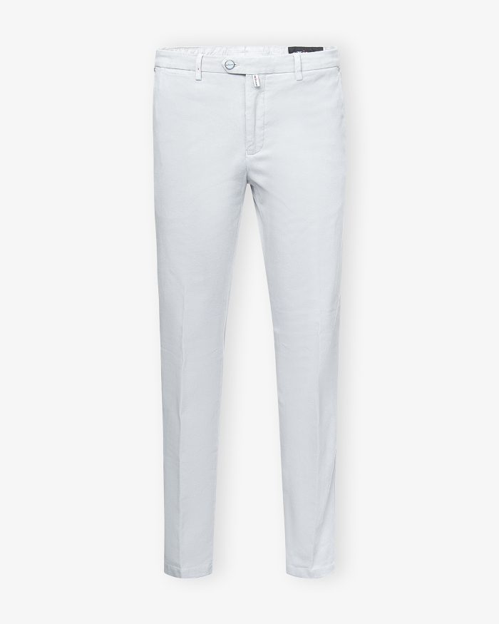 KITON Kiton - Trousers cotton stretch - Grey