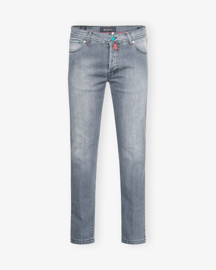 KITON Kiton - Jeans cotton stretch - Grey