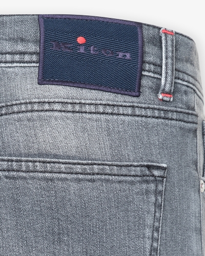 Kiton - Jeans cotton stretch - Grey