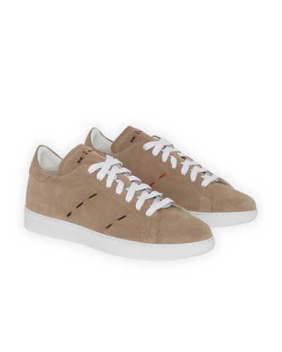 Kiton - Calfskin sneakers - Taupe