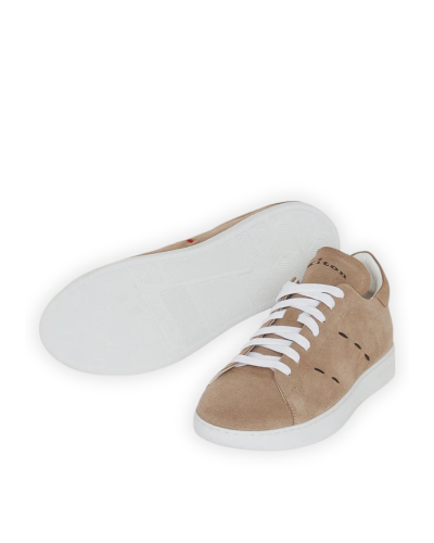 Kiton - Calfskin sneakers - Taupe