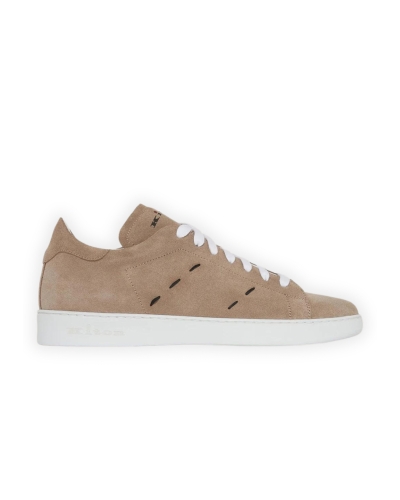 Kiton - Calfskin sneakers - Taupe