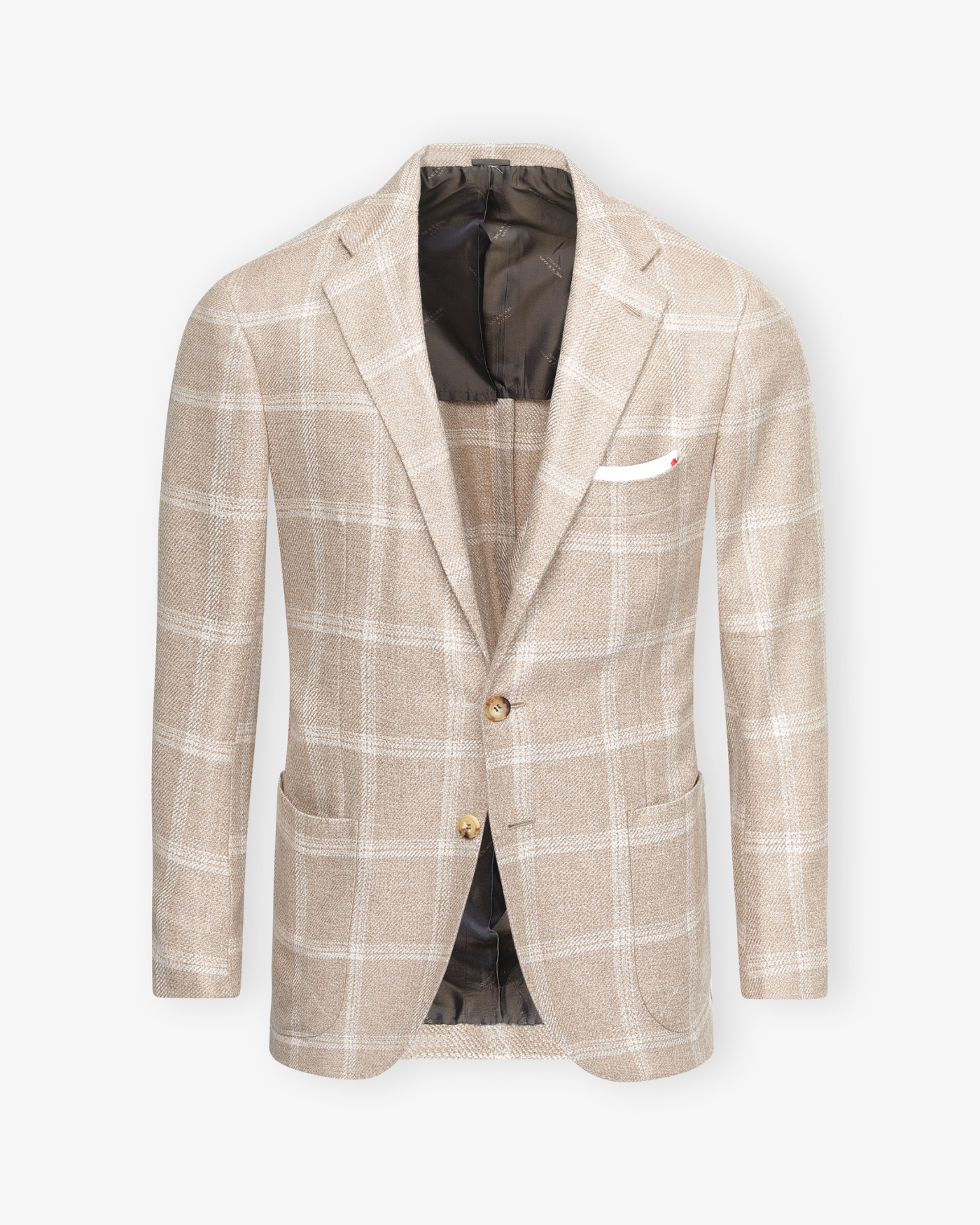 Kiton - Jacket unconstructed full cashmere - Beige