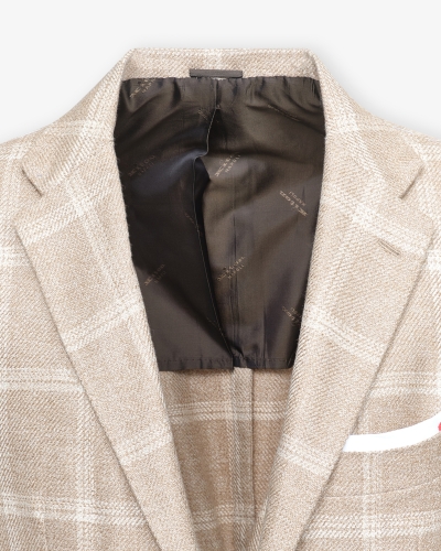Kiton - Jacket unconstructed full cashmere - Beige