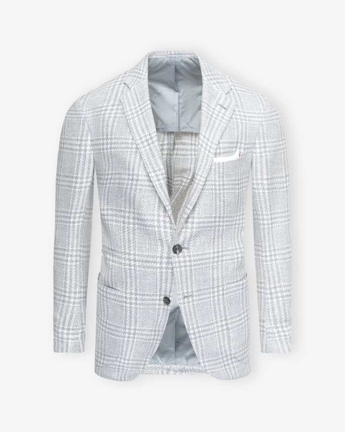 KITON Kiton - Jacket unconstructed - Cashmere silk - Grey
