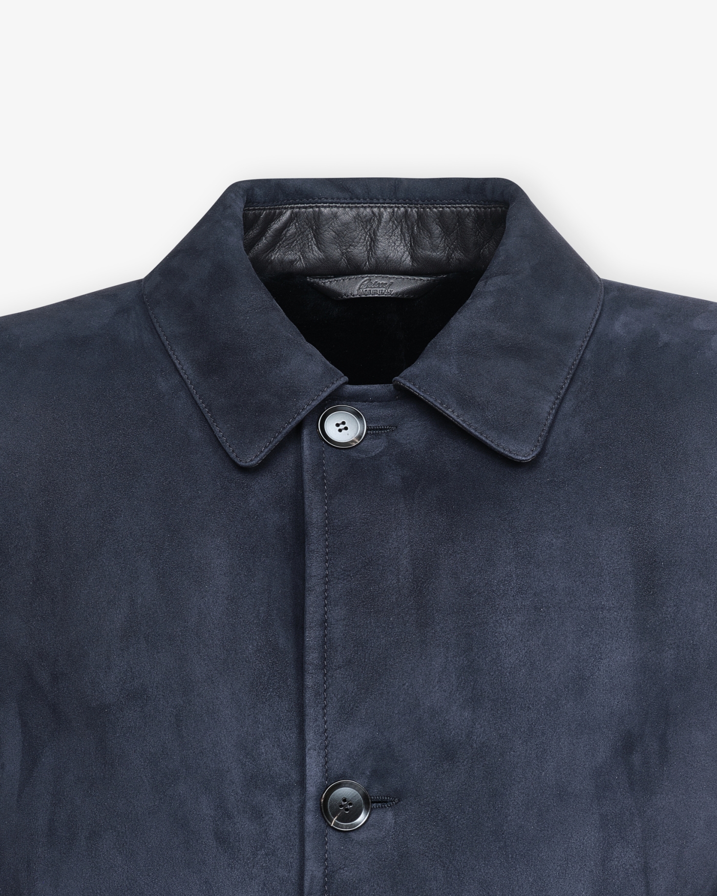 Brioni - Shearling coat lambskin - Navy