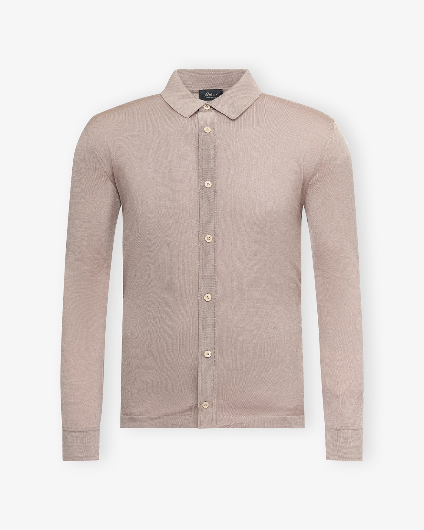 Brioni - Polo shirt long sleeve - Wool - Beige