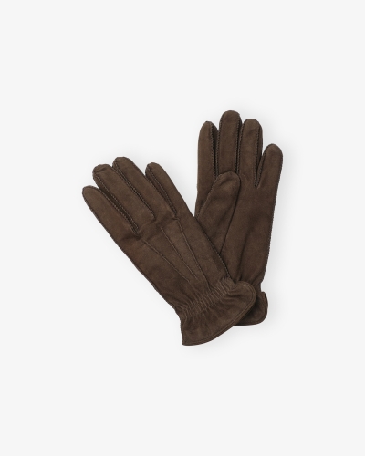 Doriani Cashmere - Gloves lambskin and cashmere - Brown